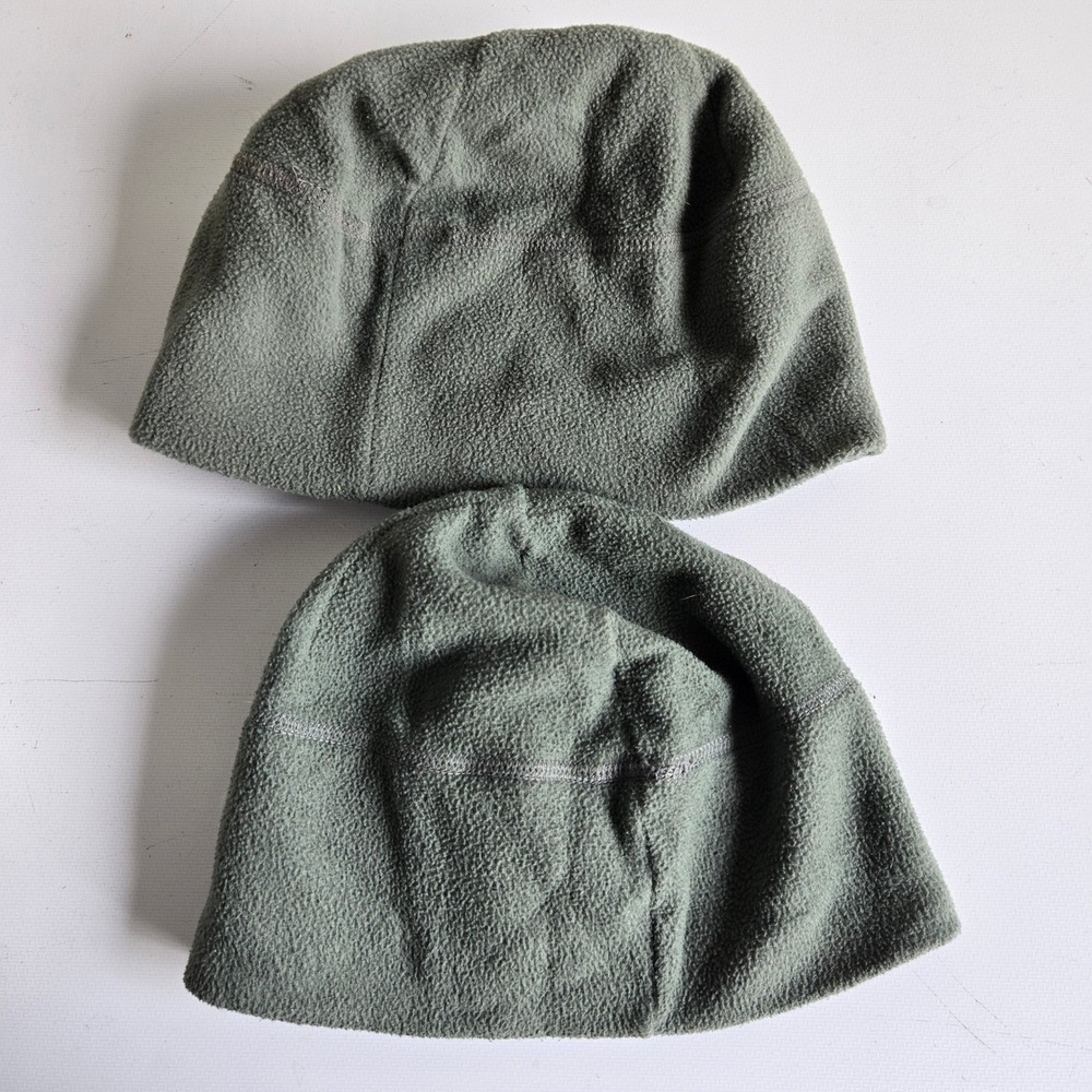 2 Polartec 100 Microfleece Beanie Watch Cap Foliage Green Military Spec Issue